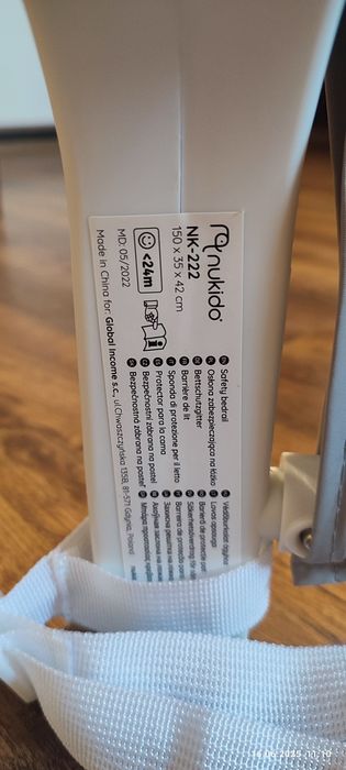 Osłona do łóżka/barierka zabezpieczająca