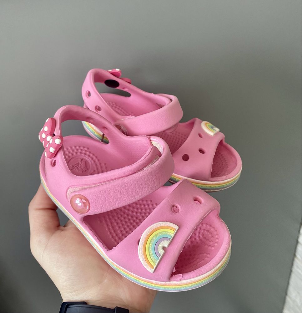 Crocs c6 босоніжки 21 розмір босоножки 13 см сандали крокс c 6  13 см