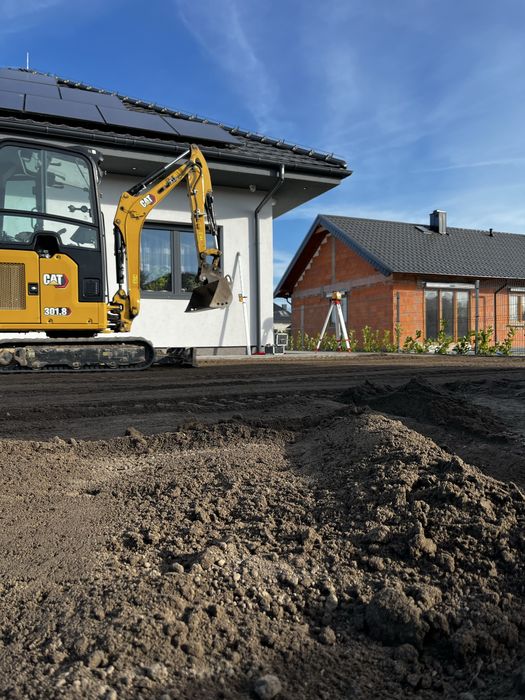 Usługi Minikoparka+młot wyburzeniowy+wywrotka+traktorek ogrodniczy