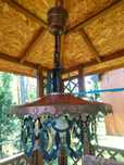 Lampa metalowo-miedziana
