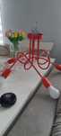 Lampa sufitowa czerwona