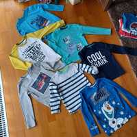 Zestaw dla chłopca cekiny r. 110-116, bluzki, bluzy, podkoszulki