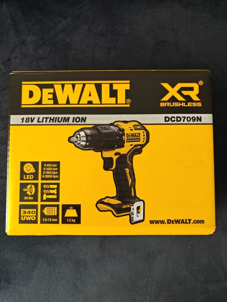 Wkrętarko Wiertarka DeWalt DCD709N
