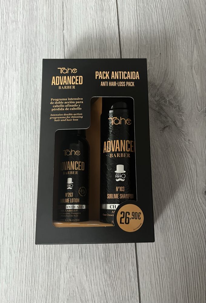 Zestaw Tahe advanced barber shampoo+lotion