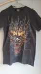 Czarny Tshirt  z aplikacja
