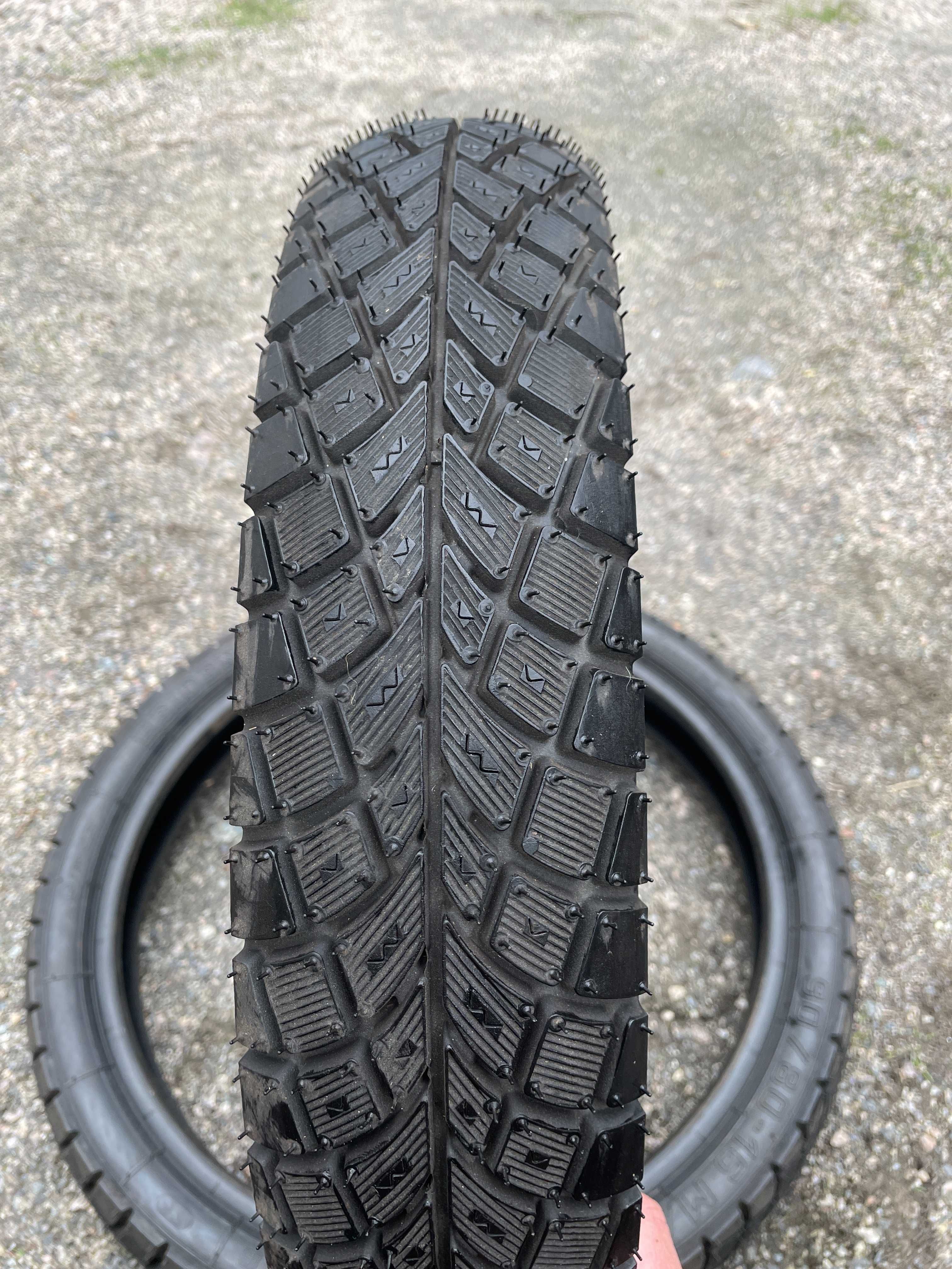 Нова мотошина 12–16" 2.50–3.50 та 80/80–90/80 Michelin, Continental