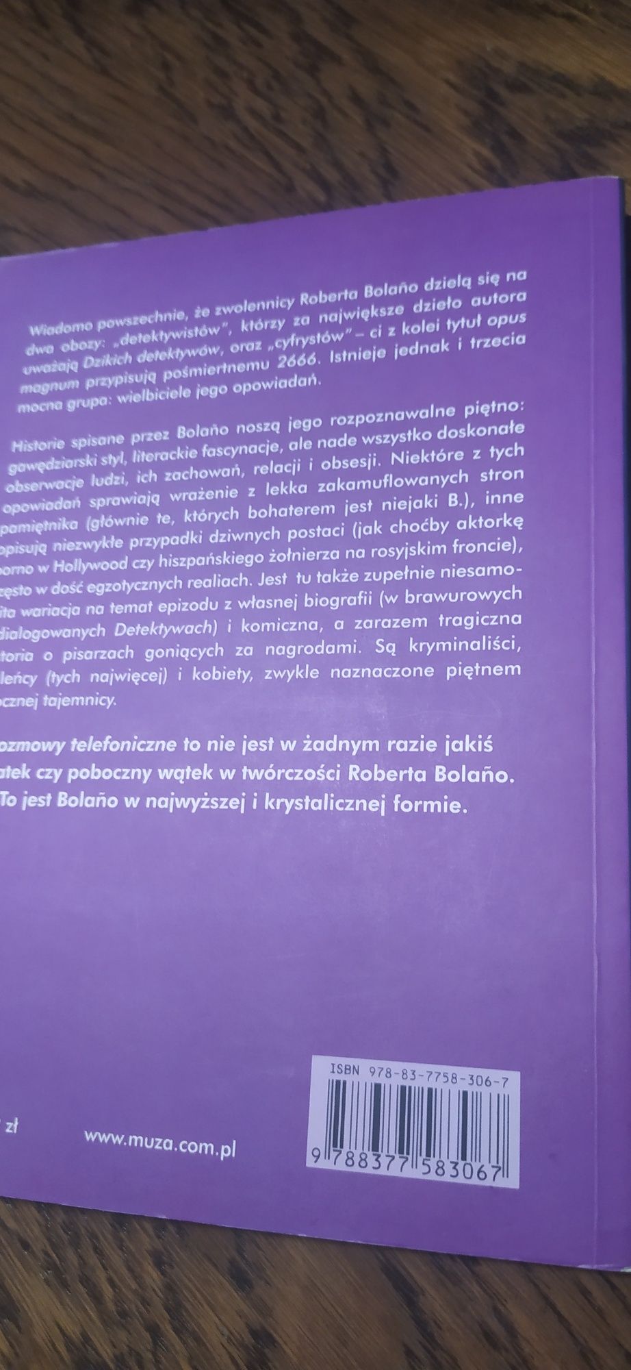 Rozmowy Telefoniczne Roberto Bolano
