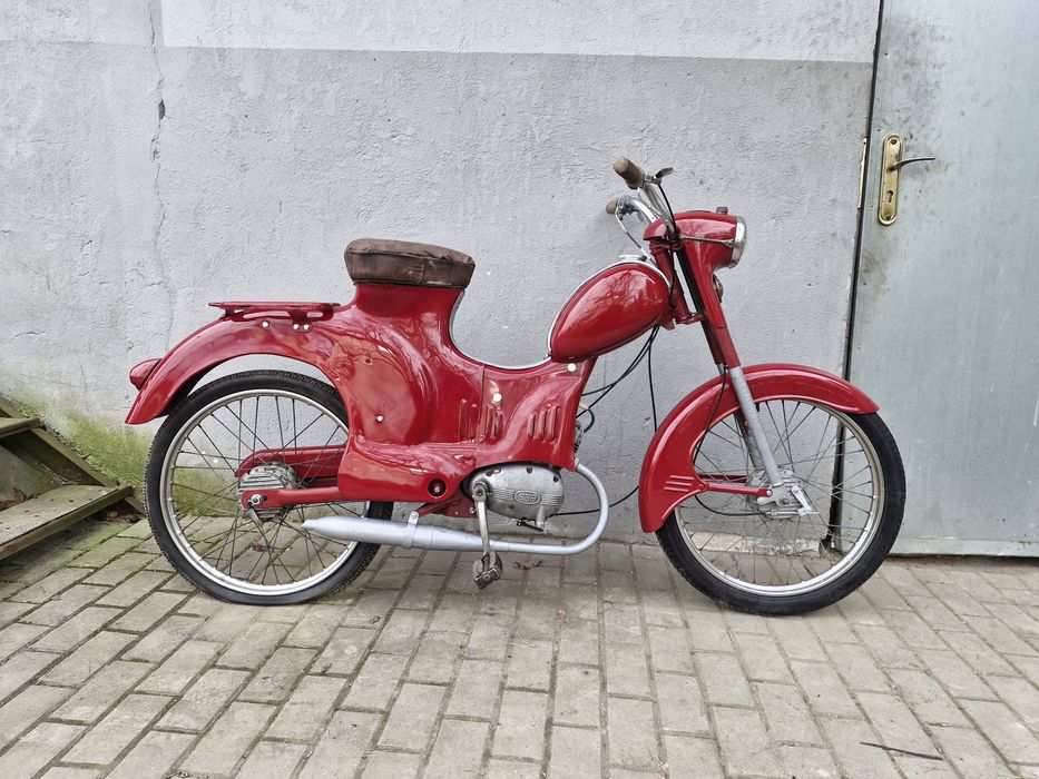 Rys mr2 1959r zak komar Simson shl wfm wsk junak motorynka