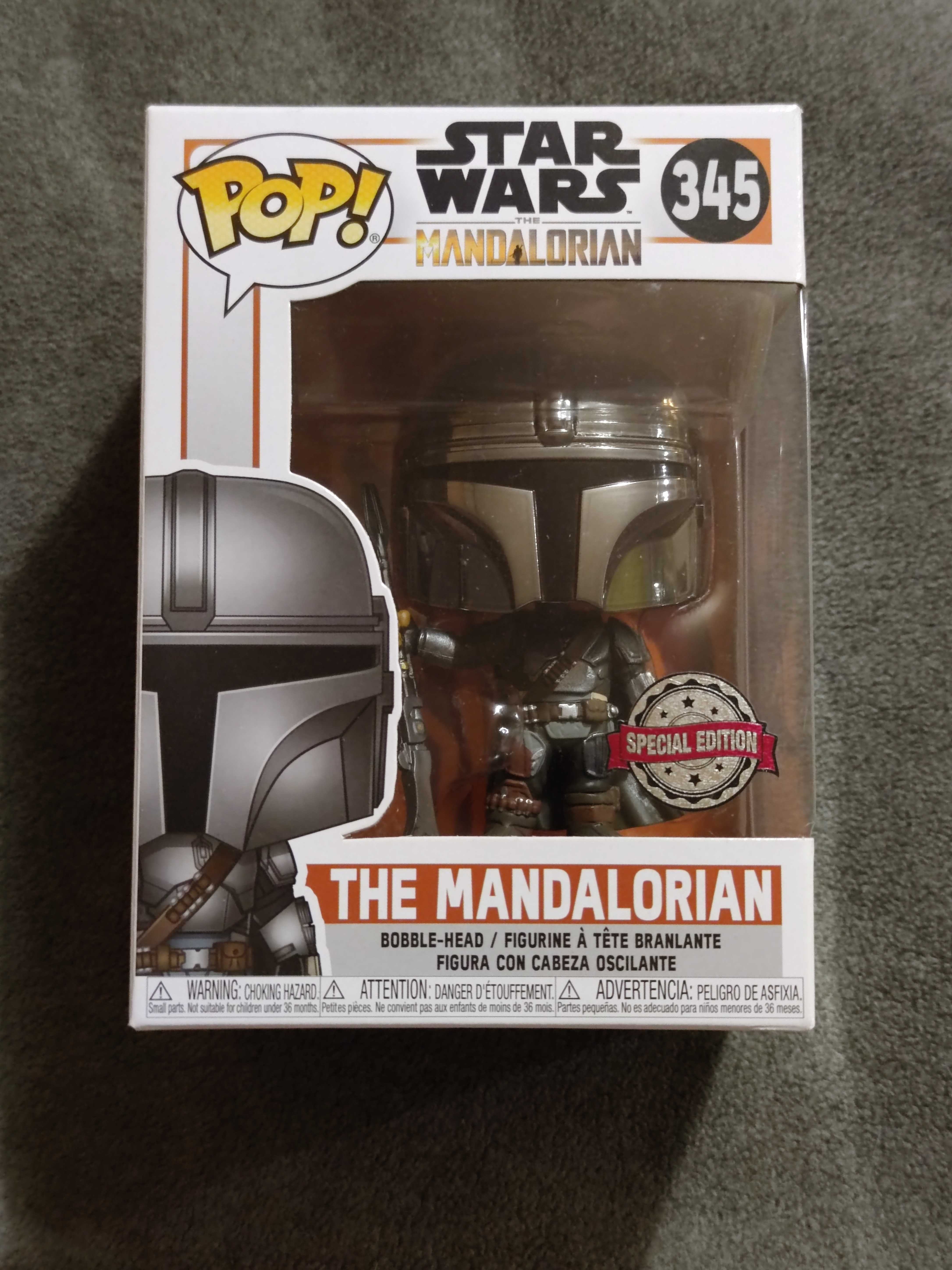 Funko Pop - Star Wars 345 - The Mandalorian (Special Edition helmet)