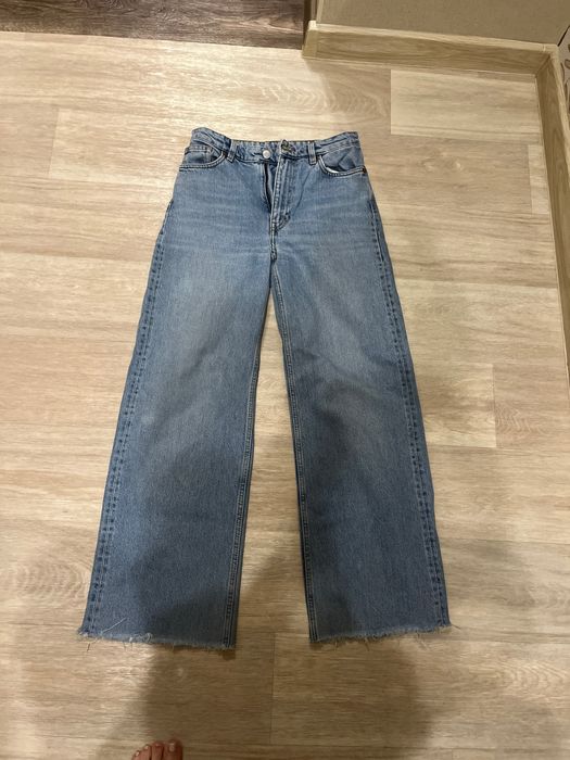 Джинси bershka 34 широкі wide leg