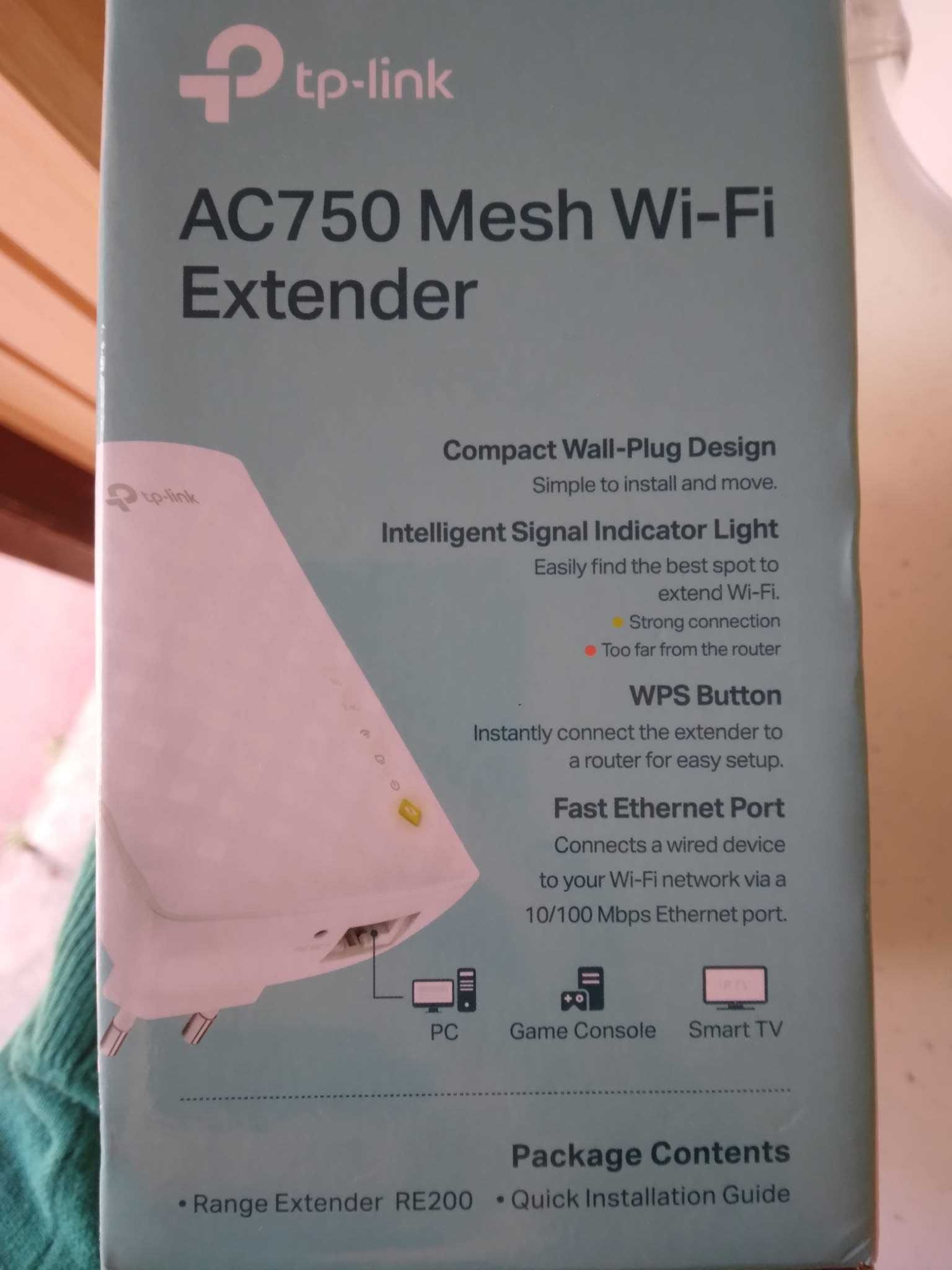 TP-Link Repetidor RE200 Extensor de Cobertura WiFi