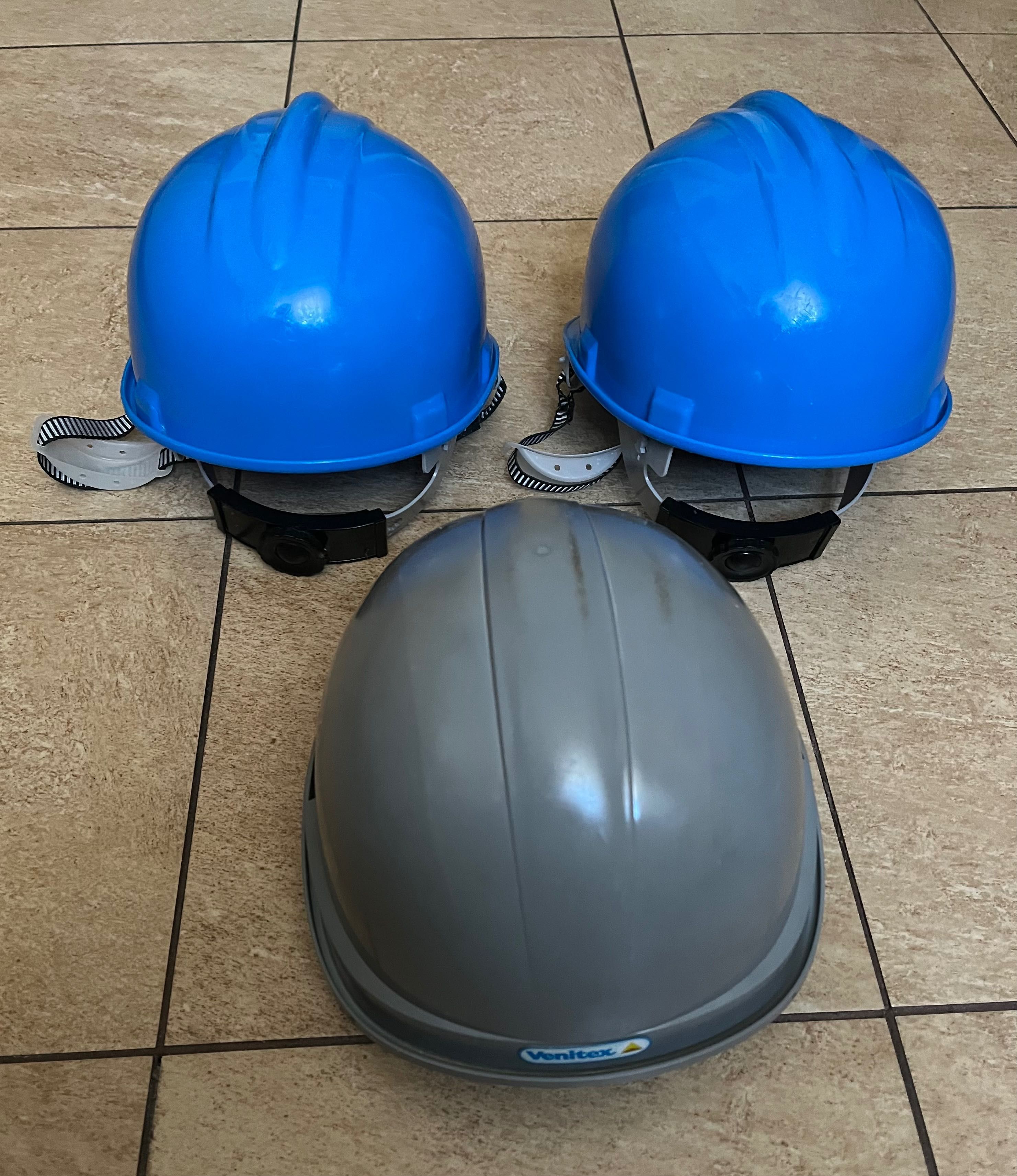 Kaski ochronne BHP (3 sztuki)