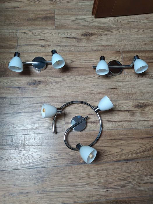 Żyrandol z dwoma kinketami