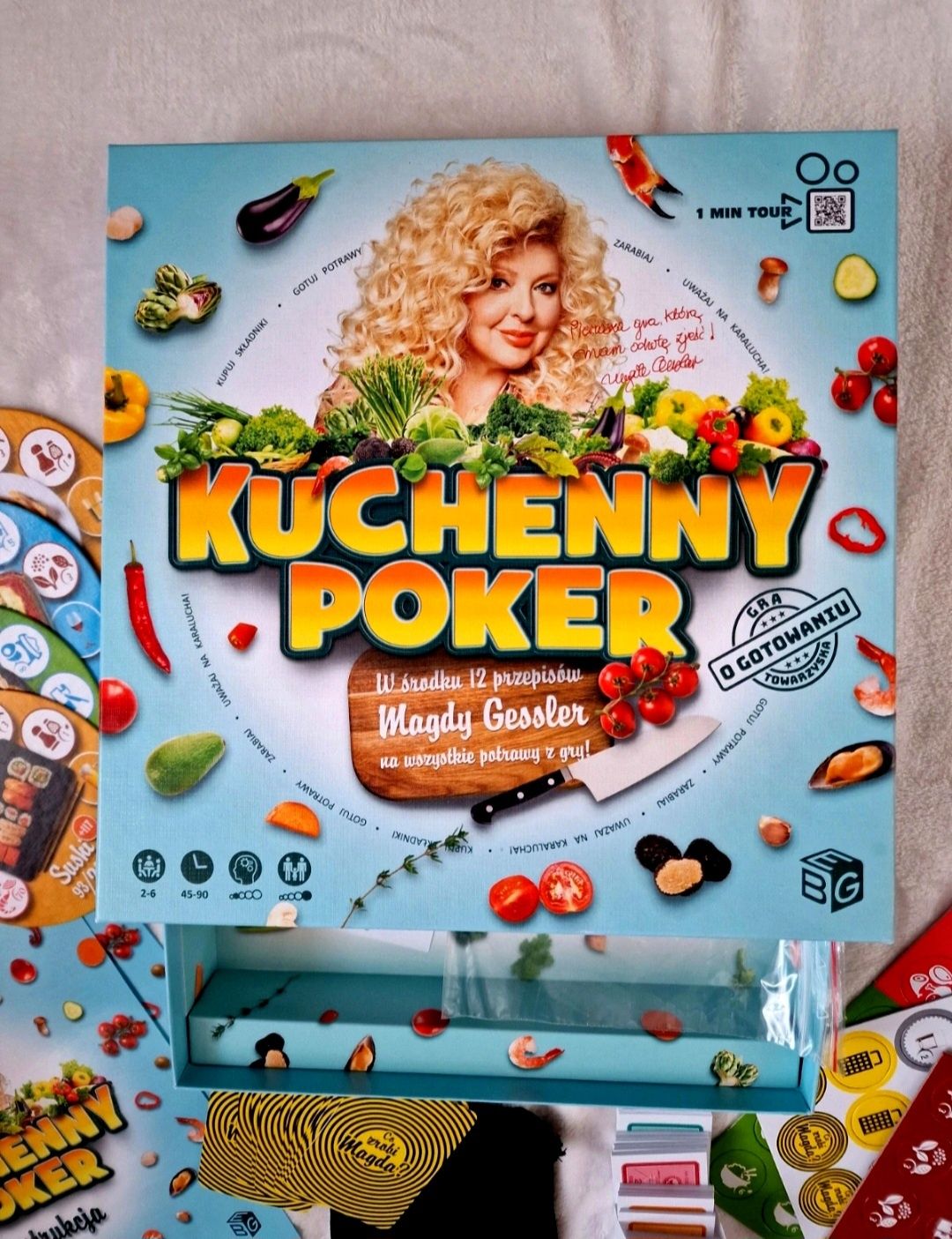 Nowa gra rodzinna towarzyska imprezowa "Kuchenny poker" Magda Gessler