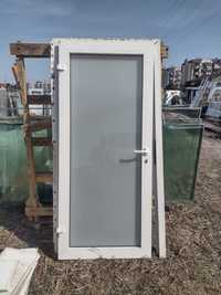 Drzwi aluminiowe 100 x 210 cm sklepowe