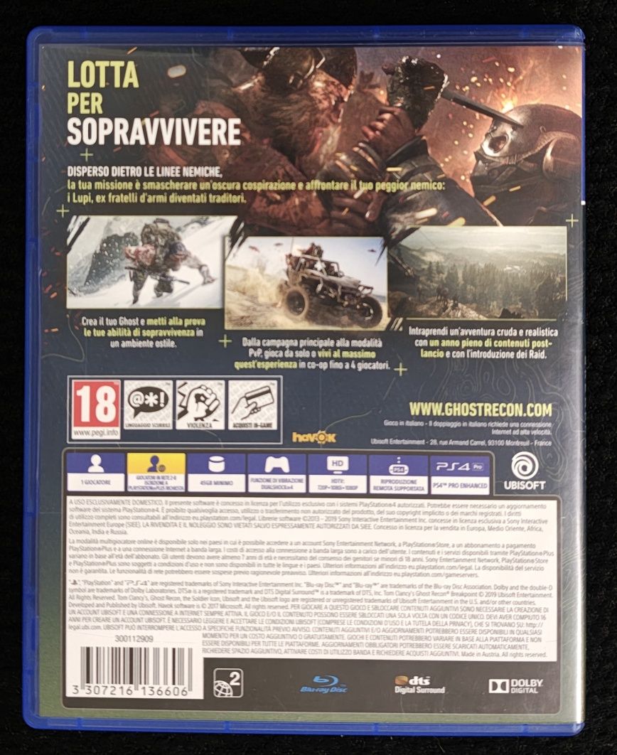 Tom Clancy's Ghost Recon Breakpoint PL na PS4 i PS5 po polsku BDB stan
