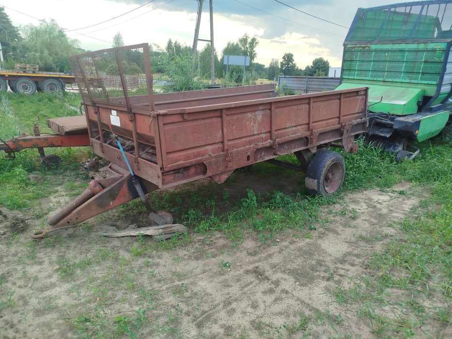 Rama przyczepa do bel przyczepka wywrotka dłużyca do drewna części