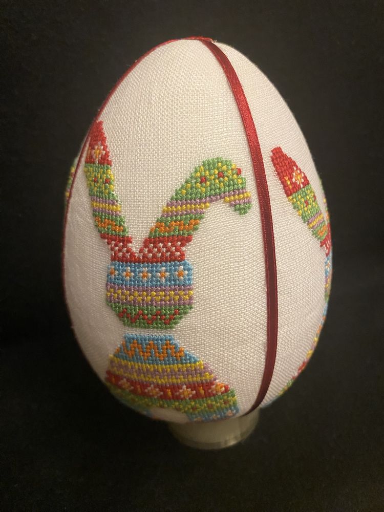 Jajko Wielkanocne, haft krzyżykowy, handmade :)
