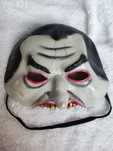 Dracula maska na pół twarzy Halloween karnawał impreza