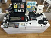 Zestaw ZX SPECTRUM Sinclair dktronics 12 kaset 2 zasilacze