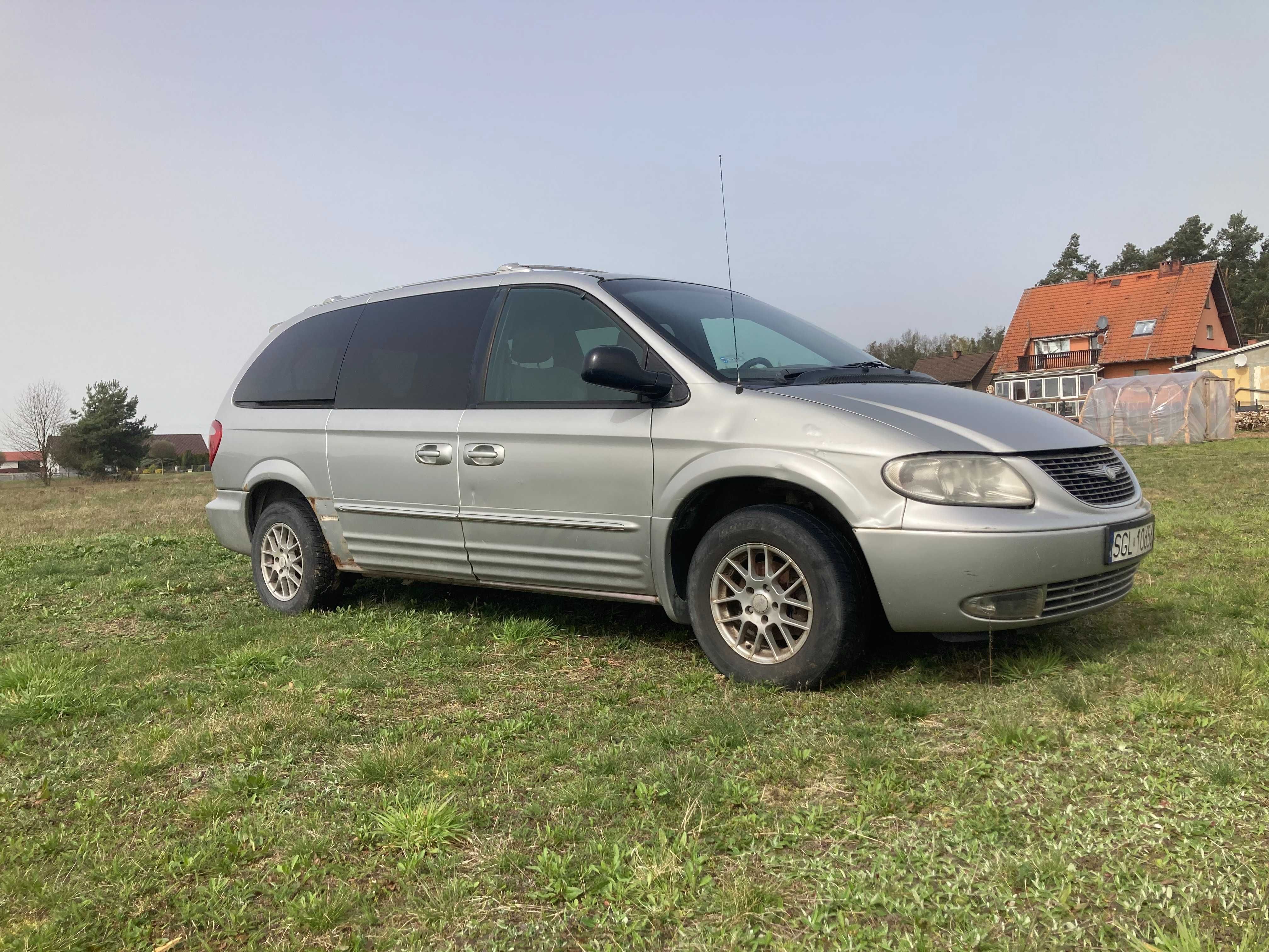 Chrysler Voyager na części, 3.8 + gaz, skrzynia osprzęt ok, silnik be