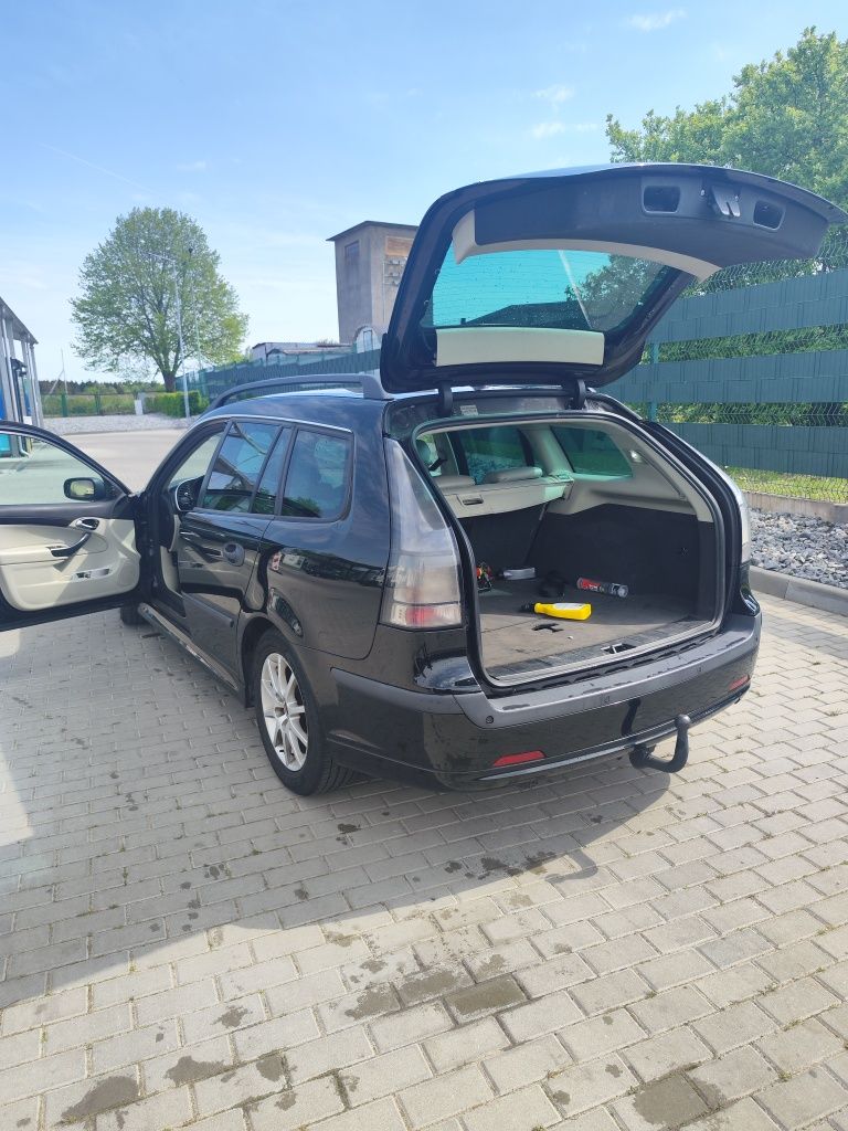 Saab 9-3 1.9 150km 2007r automat, kombi hak