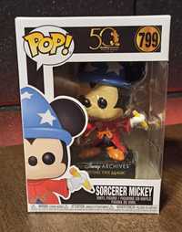 Figurka 799 - Sorcerer Mickey - 50-lecie Disney Myszka Miki Funko Pop!