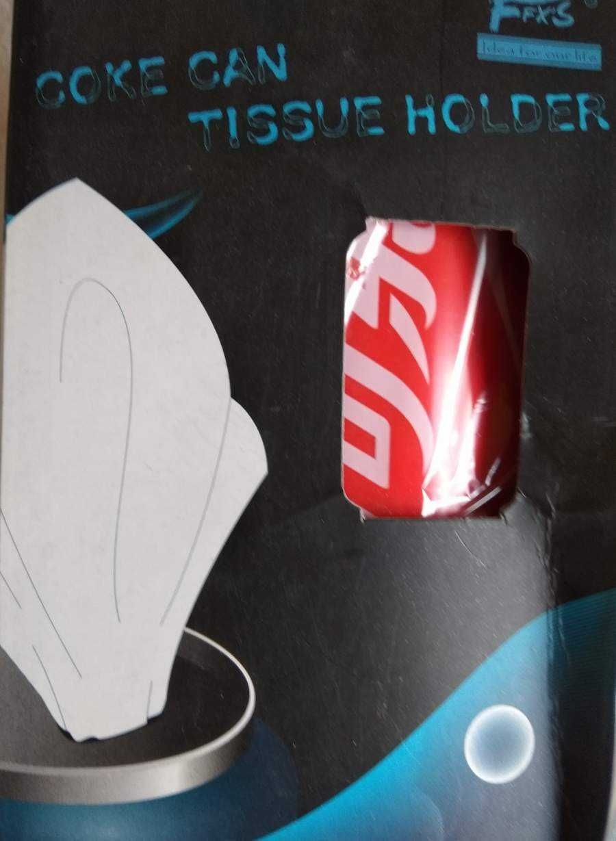 Lata de Coca-Cola para lenços de Papel Kleenex - NOVO