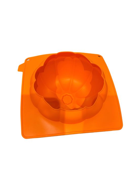 Zestaw 2 silikonowych foremek czaszka i dynia nr.8003