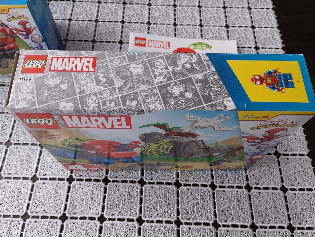 LEGO Spidey 11199 Misja ratunkowa zespołu Spidey’ego w dinoterenówce