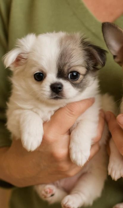 Chihuahua chłopiec wychowany przez specjalistę.