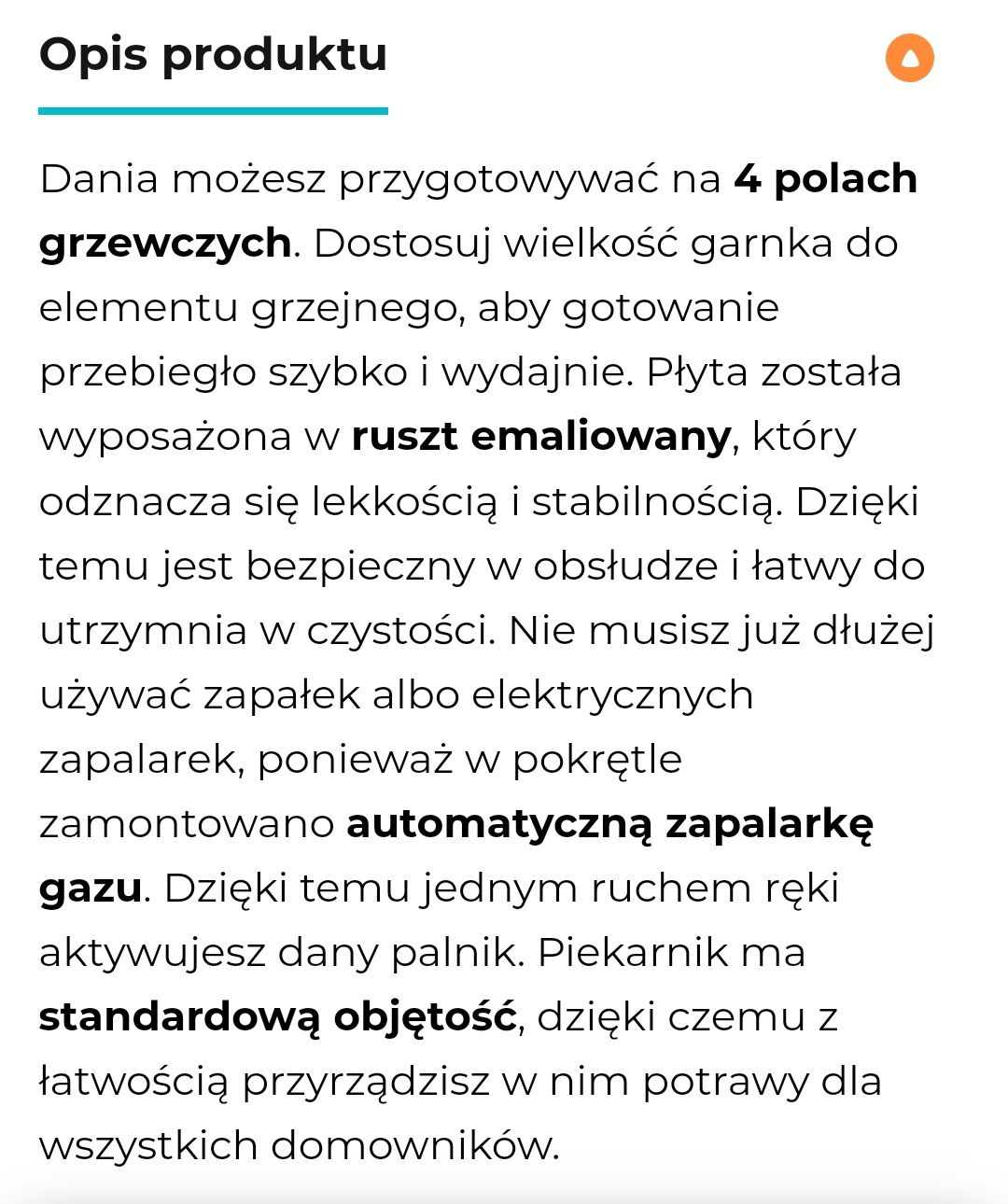 Kuchenka gazowa Beco