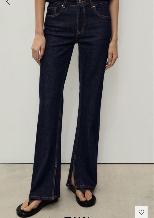 Джинси кльош Mango rinse wash 46 розмір