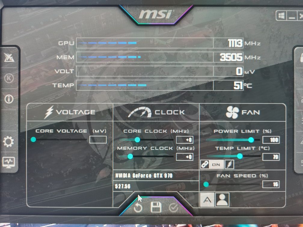Nvidia MSI GTX 970
