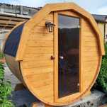 Sauna ogrodowa beczka, kompletna, PROMOCJA / Raty 0%