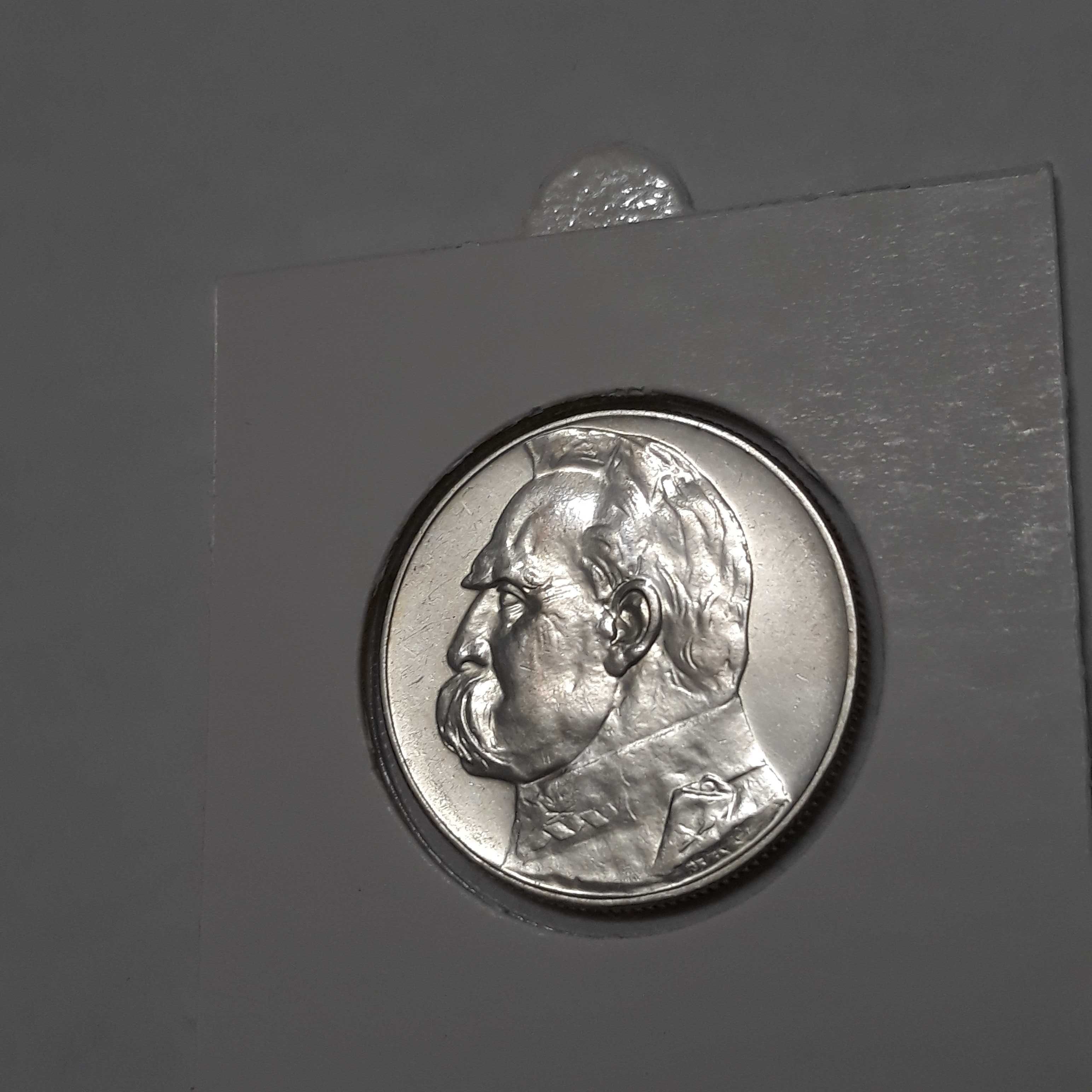 Moneta 5zł Piłsudski 1936 - srebro monety 2 RP ( II RP nr 43/2)