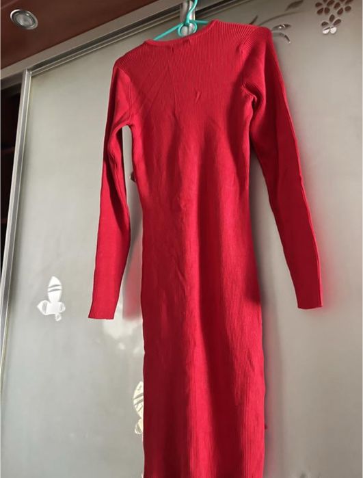 Сукня в рубчик