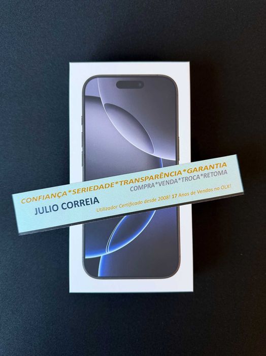 Iphone 16 Pro 128GB - Rigorosamente NOVO em Caixa - Factura e Garantia