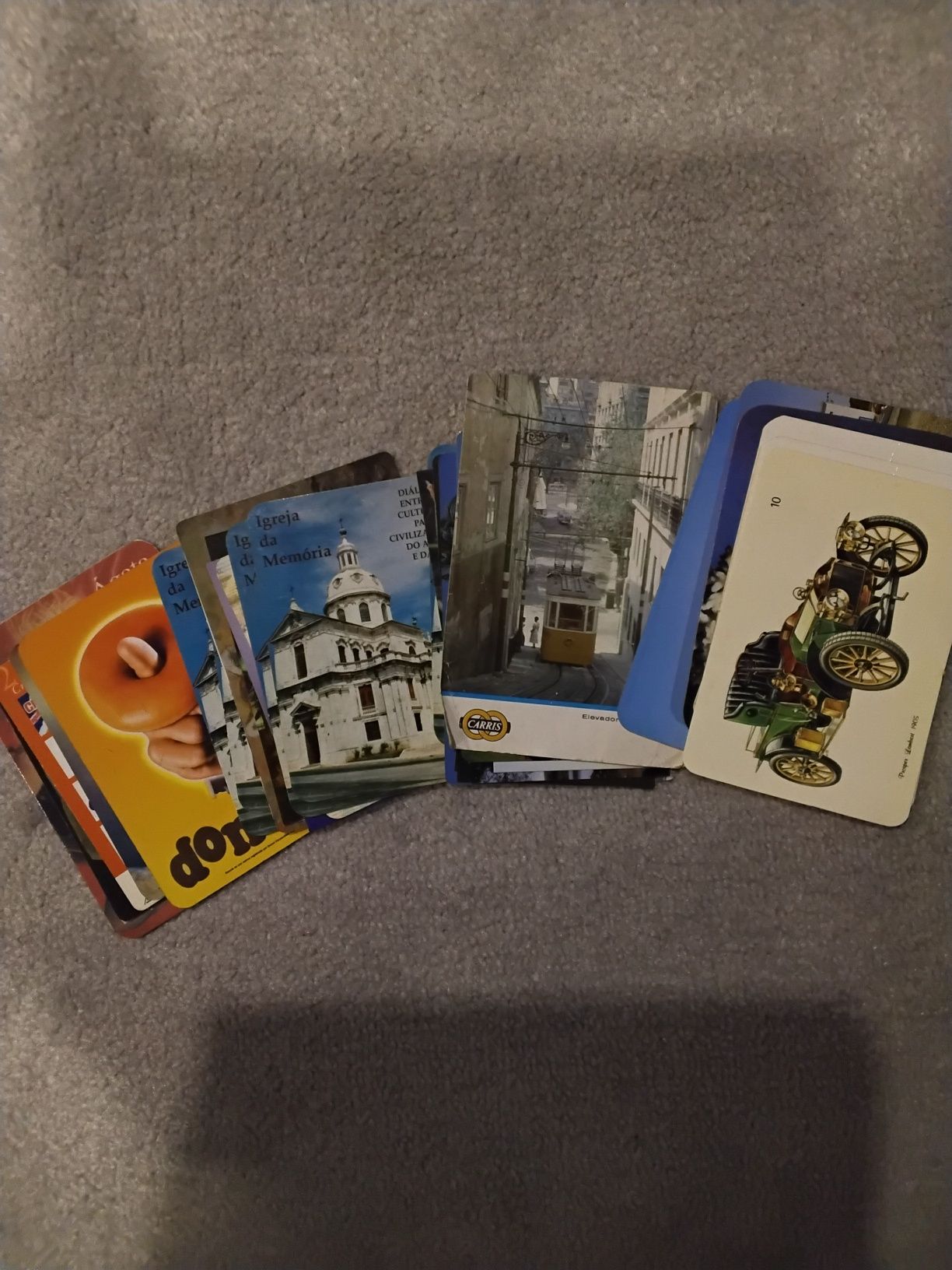 Lote de 140 calendários de bolso antigos – vários temas e anos
