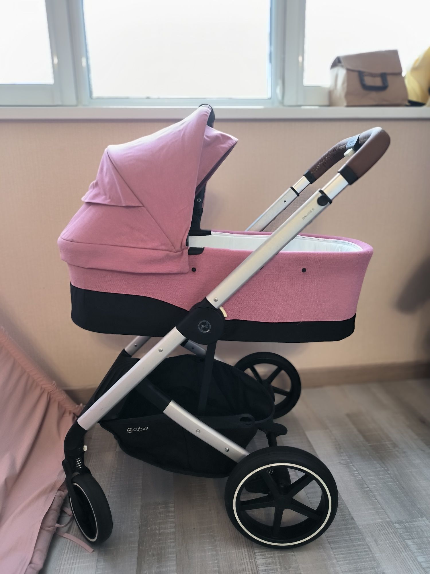 Коляска Cybex Balios S Lux Magnolia Pink 2в1