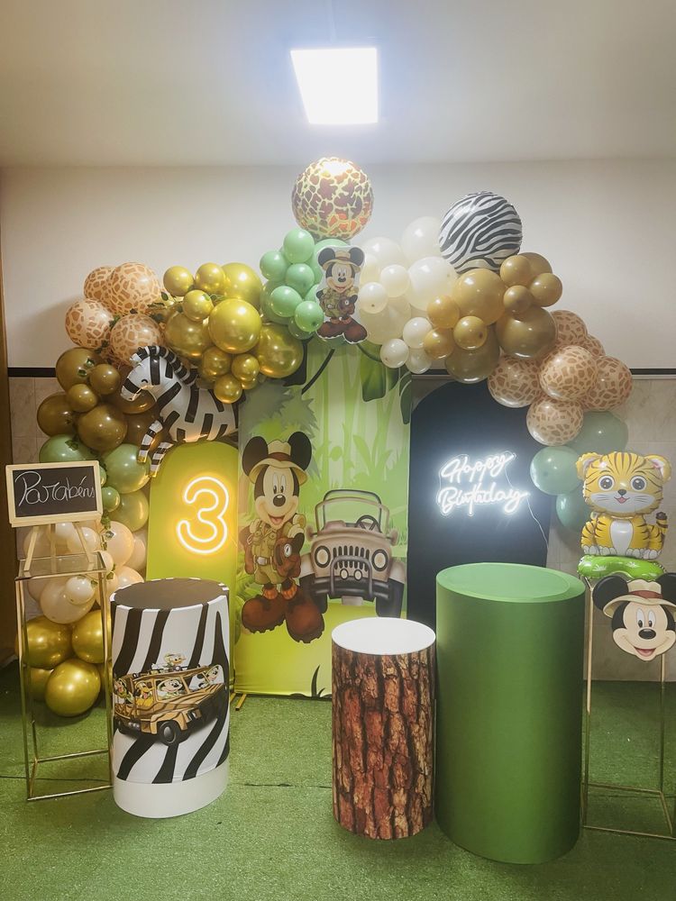 Aluguer materiais decorativos festas infantis
