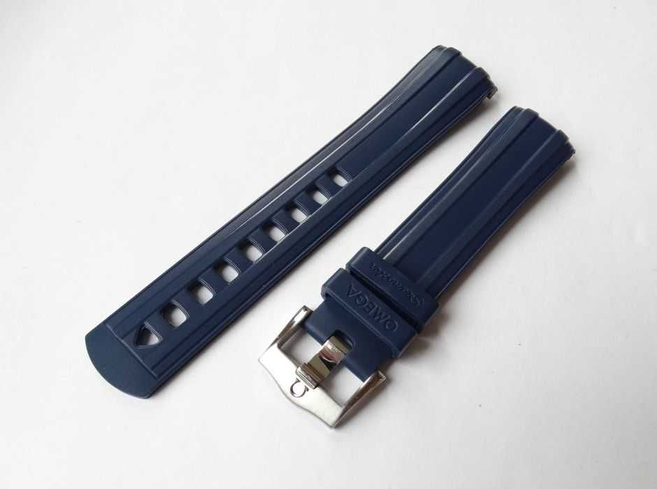 Pasek do zegarka Omega Seamaster 300 silikonowy gumowy