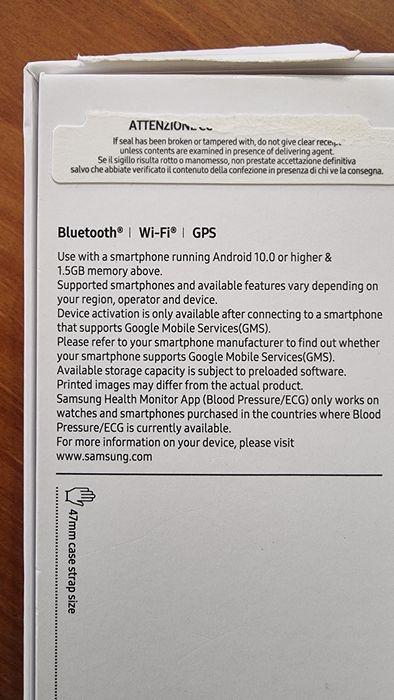 Samsung Galaxy Watch classic 6 47mm  com garantia + bracelete extra