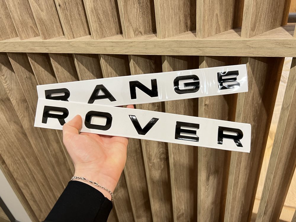 Шильдик надпис RANGE ROVER Емблема LAND ROVER на капот багажник значок
