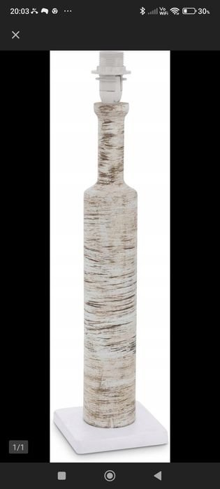 Lampa stołowa nową