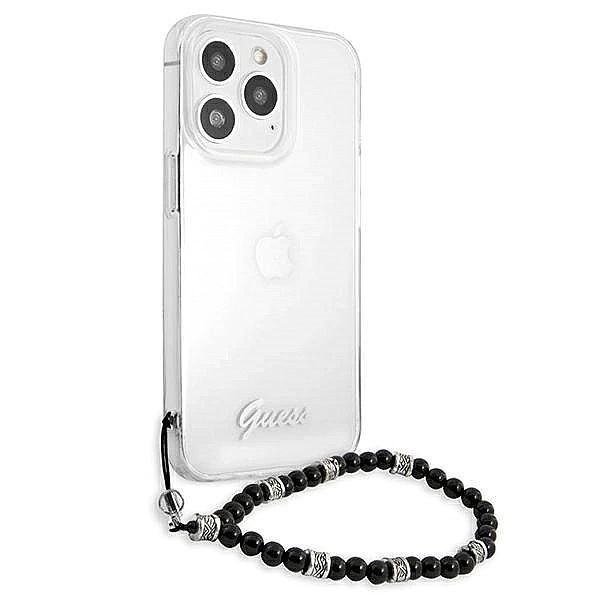 Etui Guess Black Pearl na iPhone 13 Pro / iPhone 13 - przezroczyste