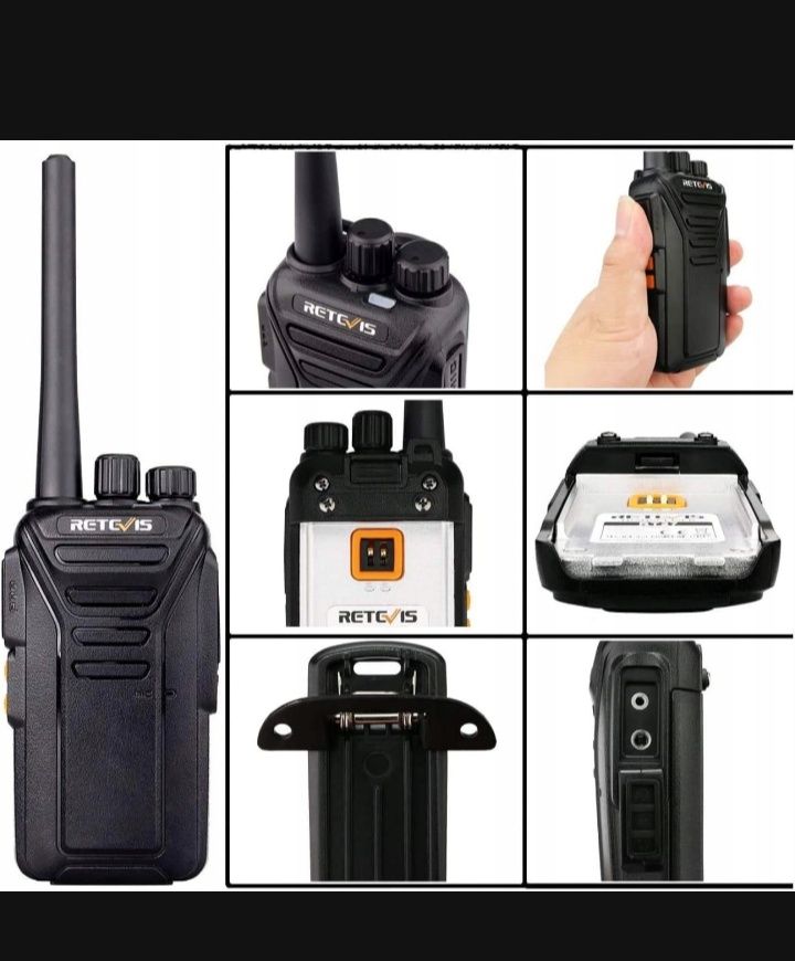 Retevis RT27 krótkofalówka Radiotelefon, 16 Kanałów , PMR446, Ctcss/Dc