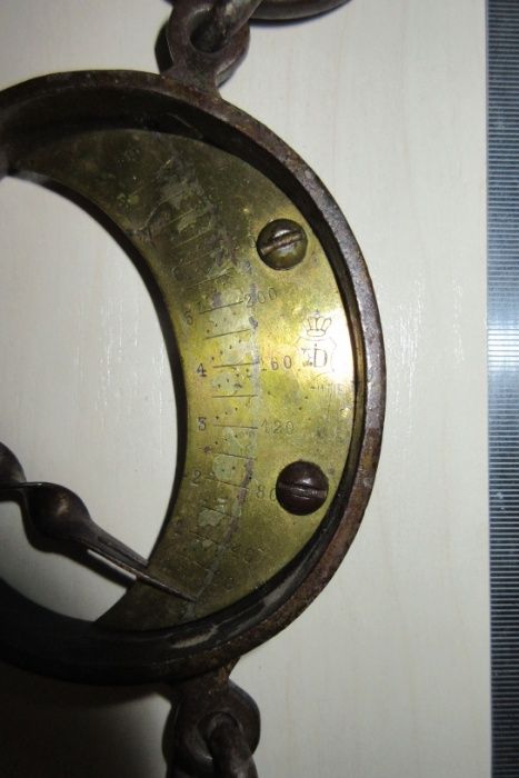 Старинные весы / Кантарик С (с клеймом "ED"), двухмерные
