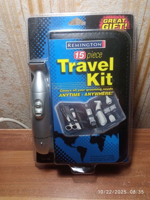 Дорожний Набір для Грумінгу Remington TLG-100 15 Предементів з США