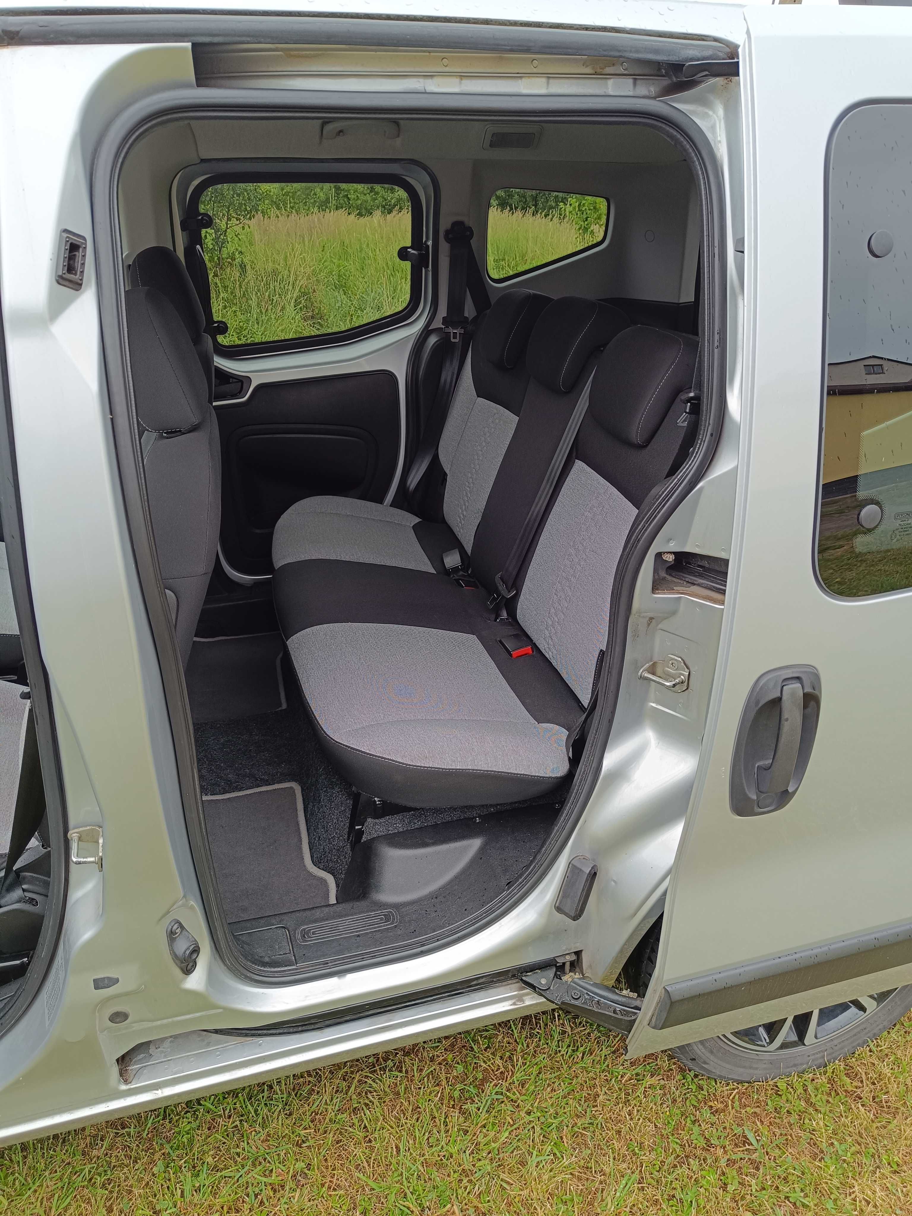 Fiat Qubo 1.4 LPG, Webasto, 65 tys. rejestracja 2017, bezwypadkowy
